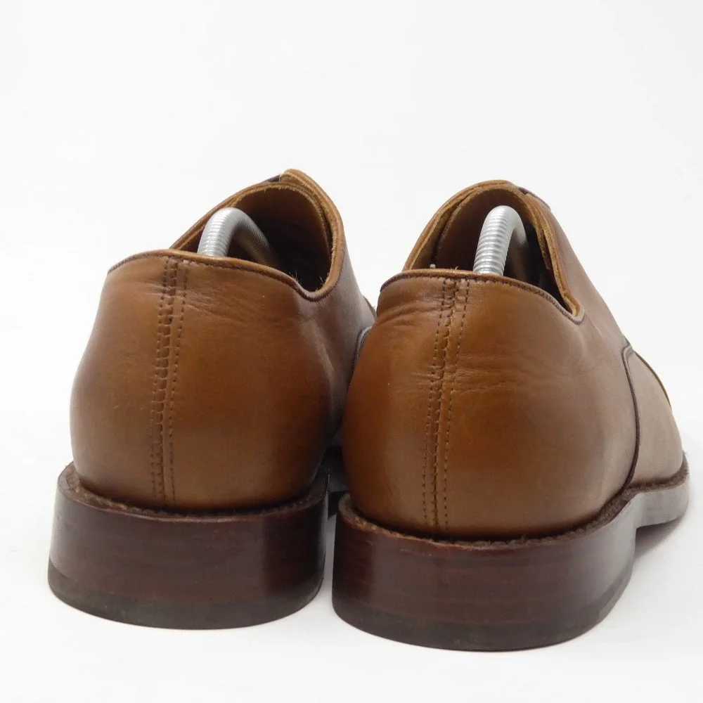 Thursday Mens Executive Oxford Shoes Brown Leather Cap Toe 11